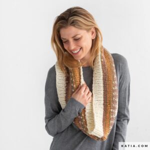 pattern knit crochet woman cowl autumn winter katia 8032 471 01 g
