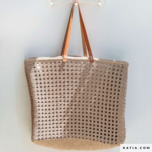 pattern knit crochet woman bag spring summer katia 6165 26 g