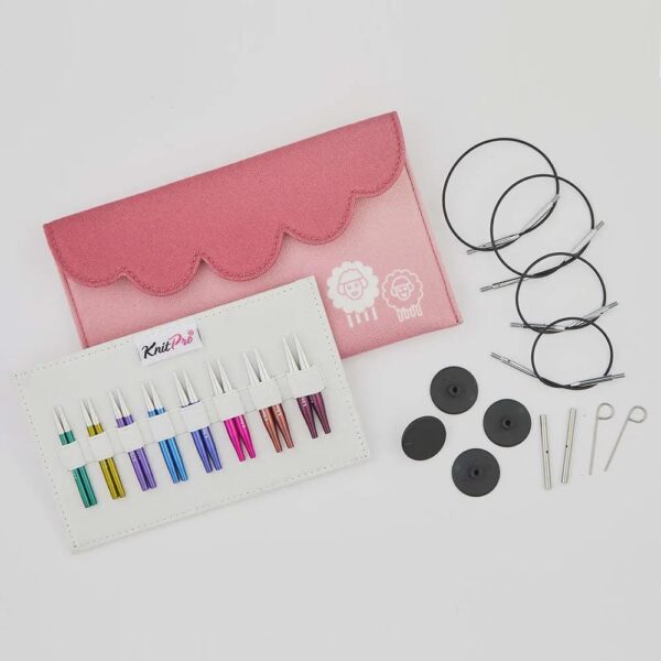Interchaneable needle set KnitPro Zing Mini (5 cm)