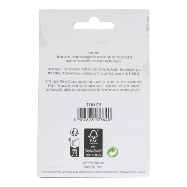 KnitPro Swivel 360° Interchangeable cable