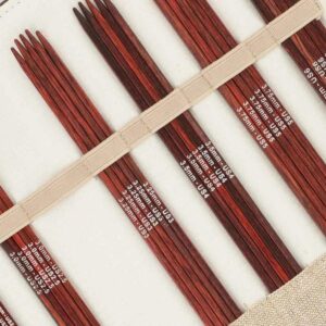 Double pointed wooden needle set KnitPro Cubics