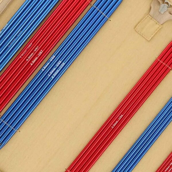 Double pointed needle set KnitPro Red Wave (20 cm)