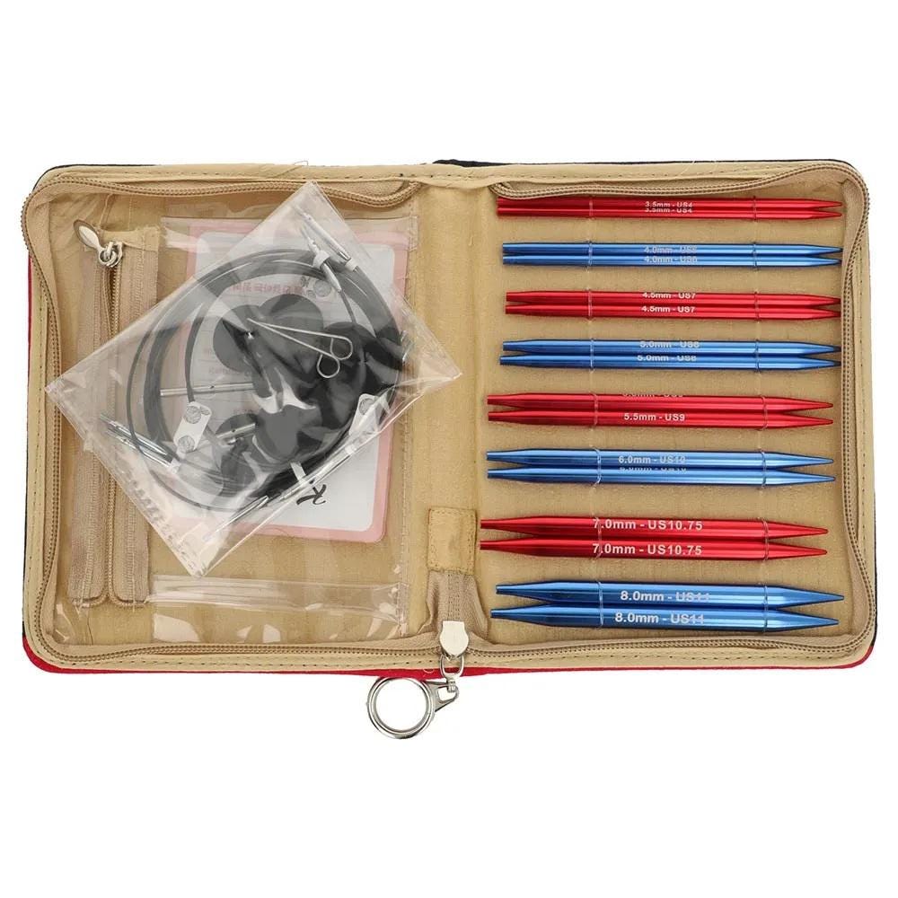 Interchangeable needle set KnitPro Red Wave (13 cm)