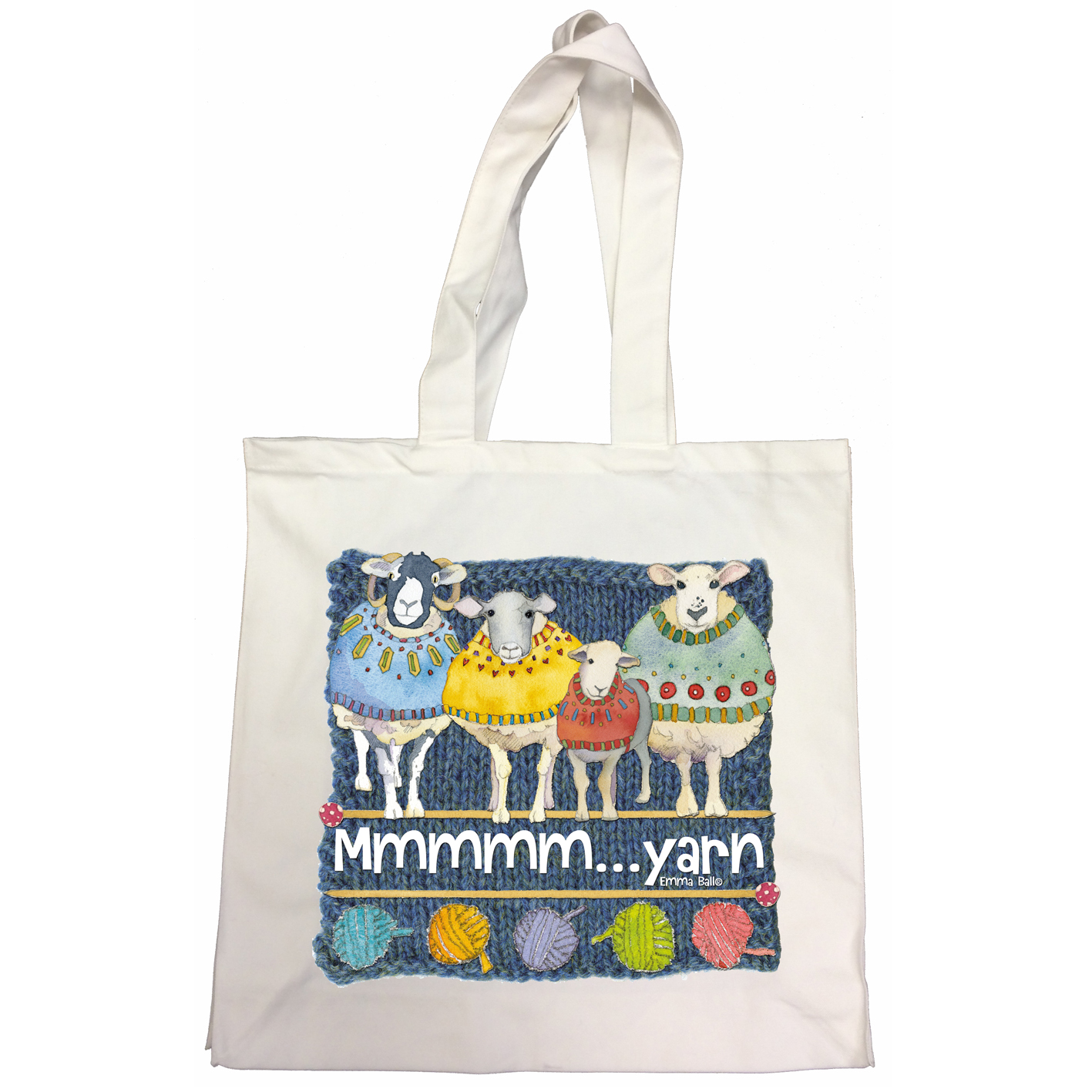 Tote bag "Mmmmm...yarn"