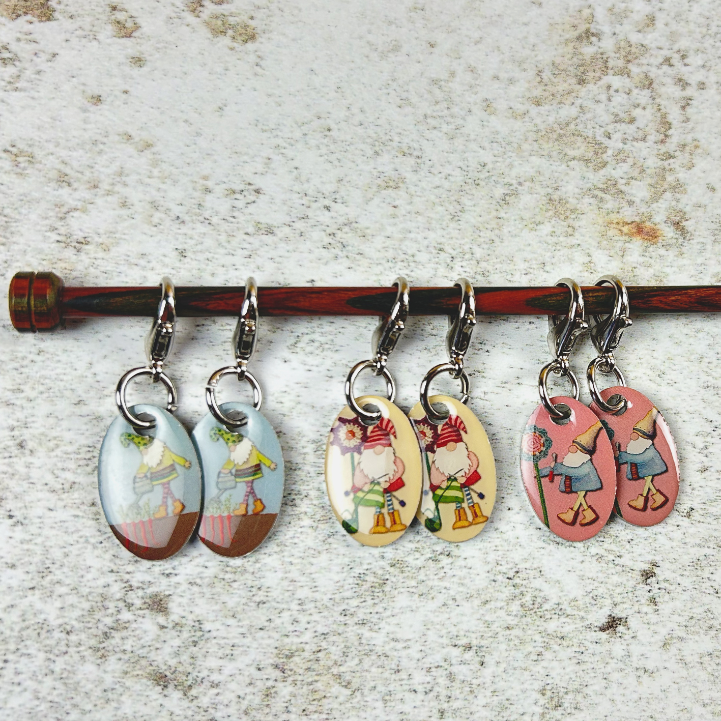 Emma Ball Stitch markers set of 6