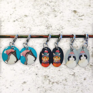 Emma Ball Stitch markers set of 6