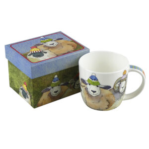 Emma Ball Happy Sheep fine bone china mug