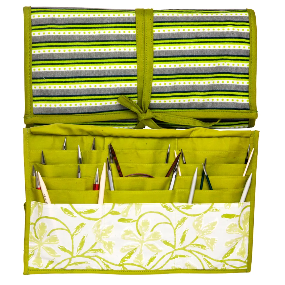 KnitPro Greenery case for circular needles