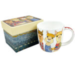 Emma Ball Happy Alpacas fine bone china mug